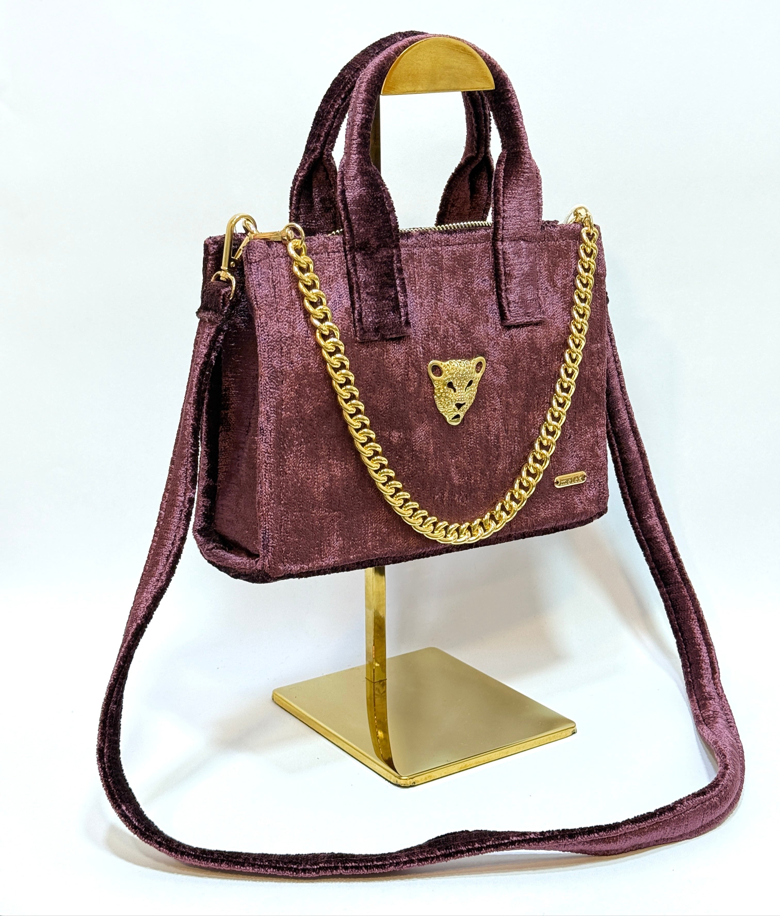 BURGUNDY MINI TOTE