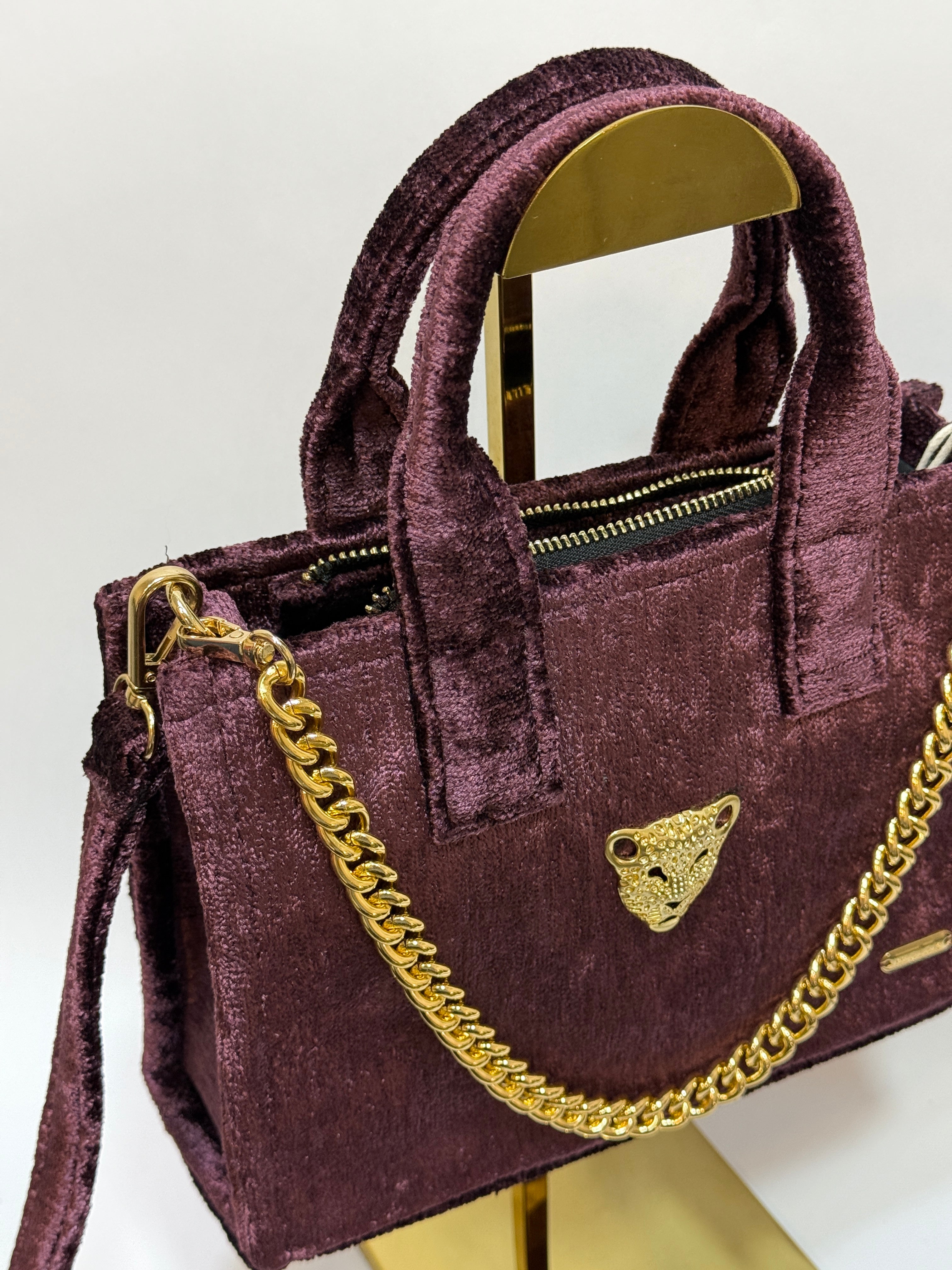BURGUNDY MINI TOTE