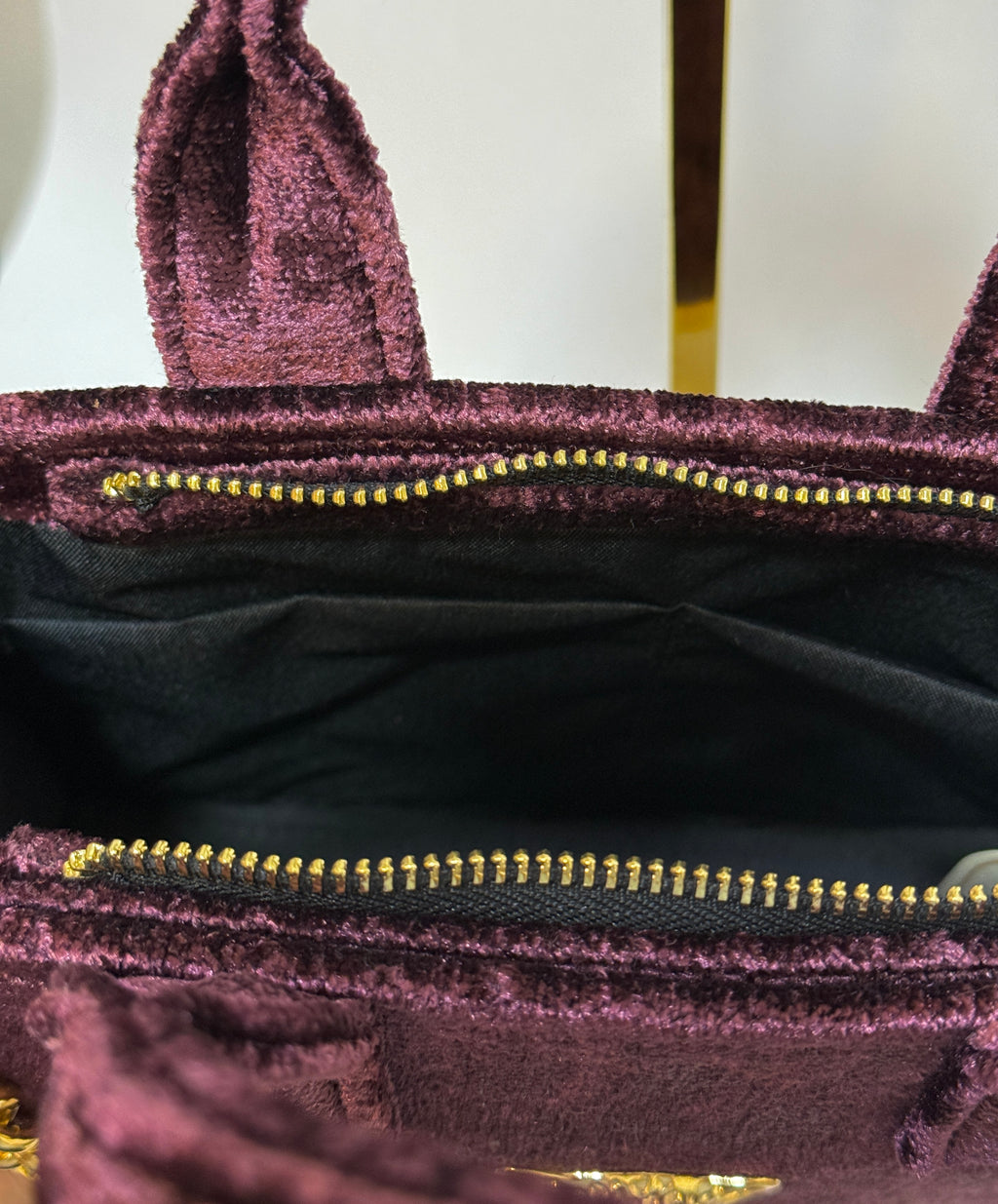 BURGUNDY MINI TOTE