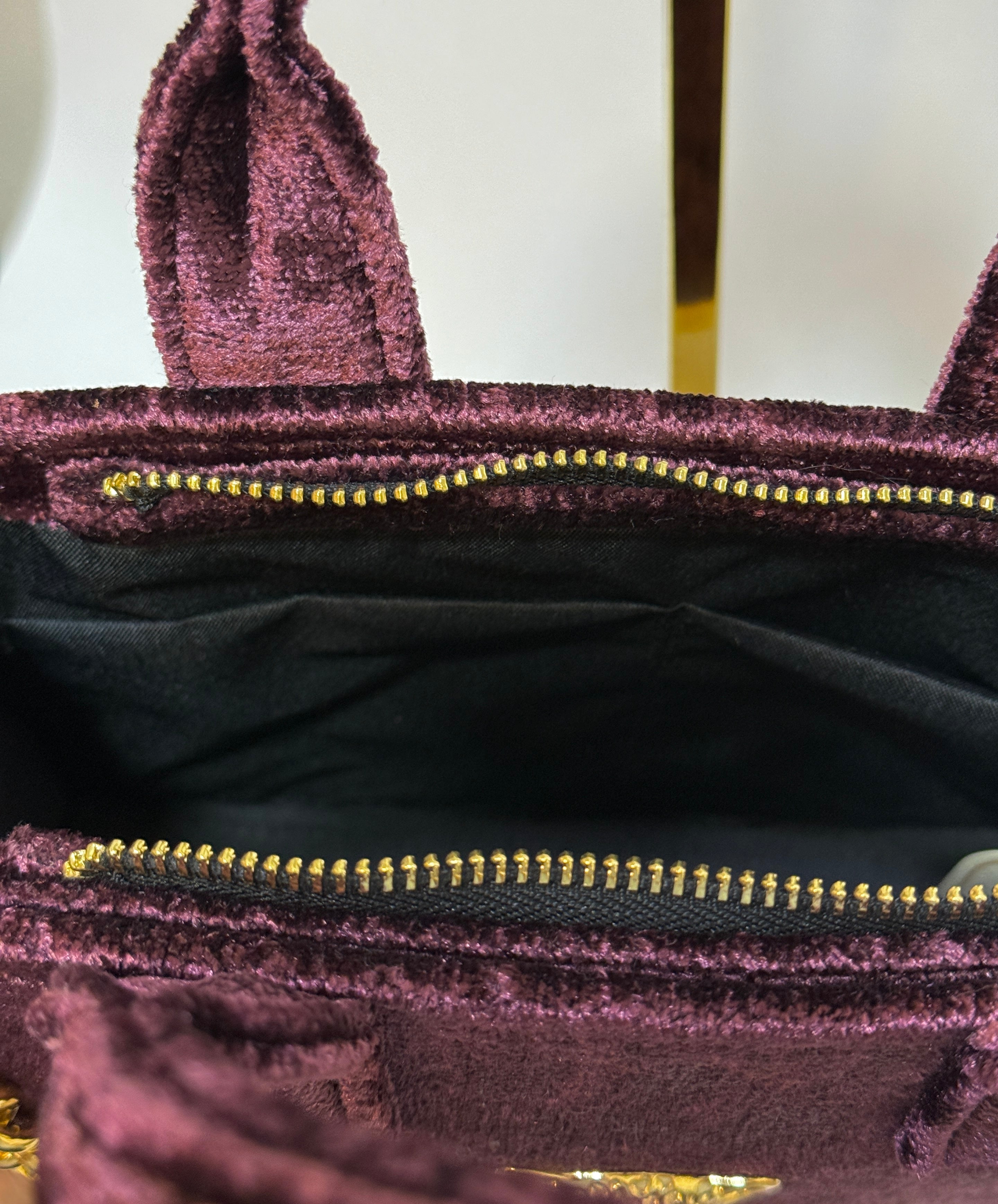 BURGUNDY MINI TOTE
